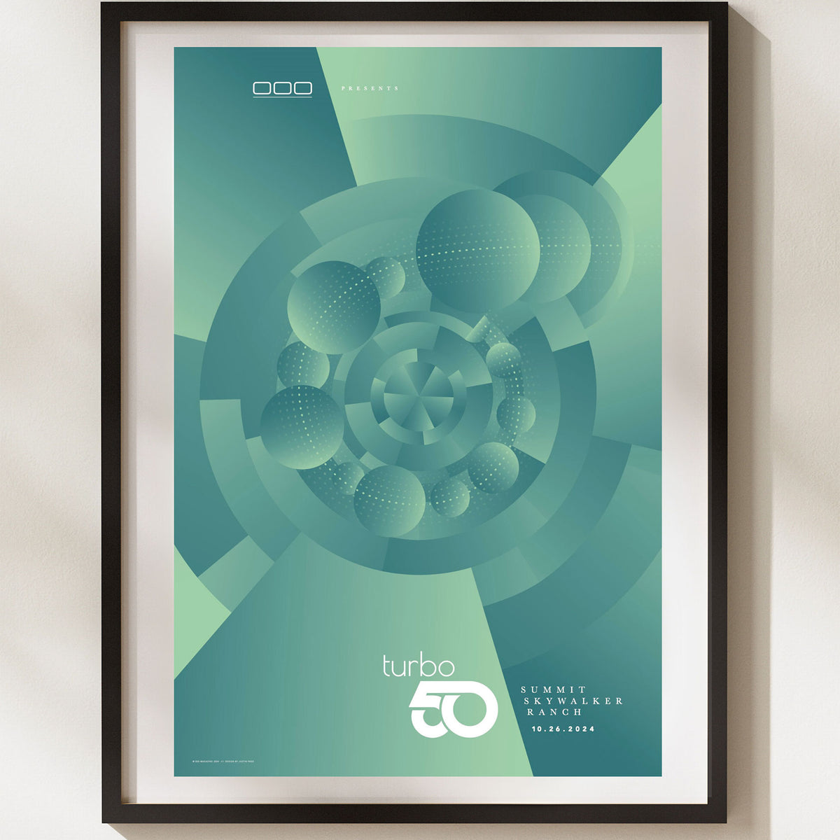 Turbo 50 Event Poster – 000 Magazine