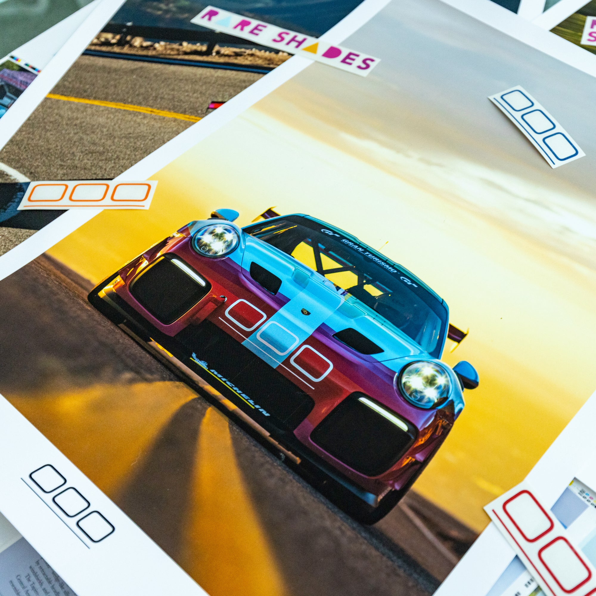 Rare Shades Art Car Poster - 