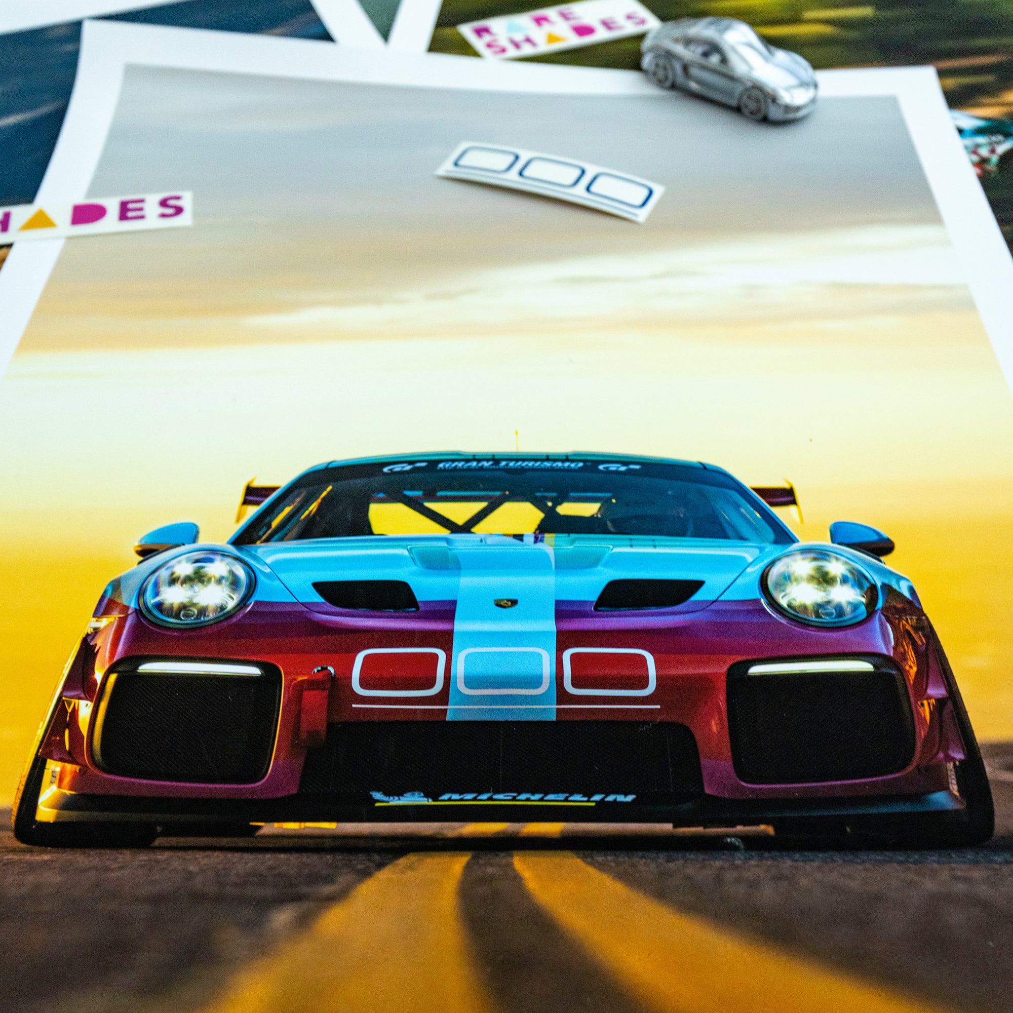 Rare Shades Art Car Poster - 